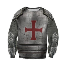 Knights Templar 3D Print Hooded Sweatshirt